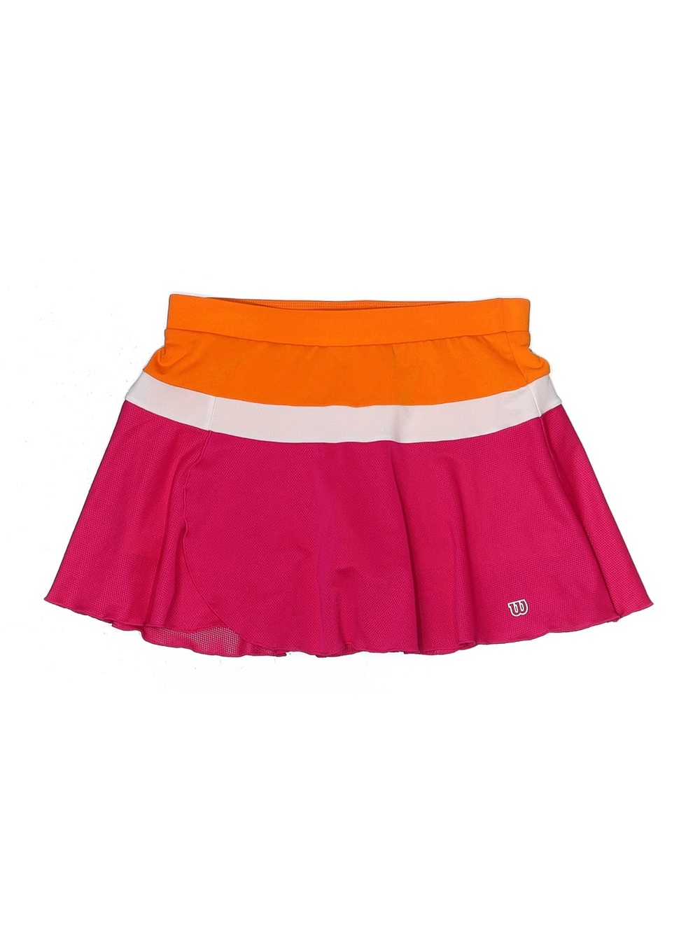 Wilson Girls Pink Orange White Athletic Skort